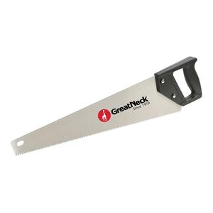 Great Neck 12-TPI Hand Saw Black and Silver 20inch